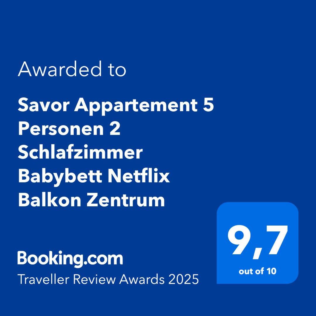 Savor Appartement 5 Personen 2 Schlafzimmer Babybett Netflix Balkon Zentrum Bautzen Eksteriør billede